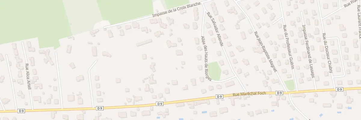 Plan du 2128 Rue Marechal Foch à Riorges