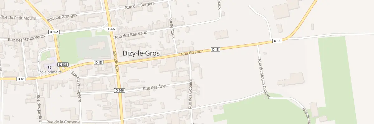 Plan du 8 Rue du Four à Dizy-le-Gros