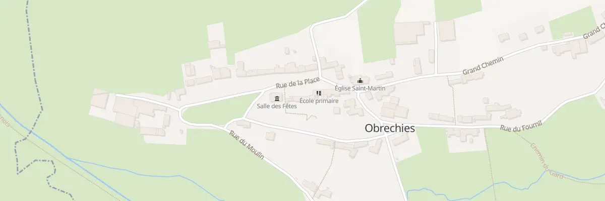 Plan du 67 Vc La Place à Obrechies