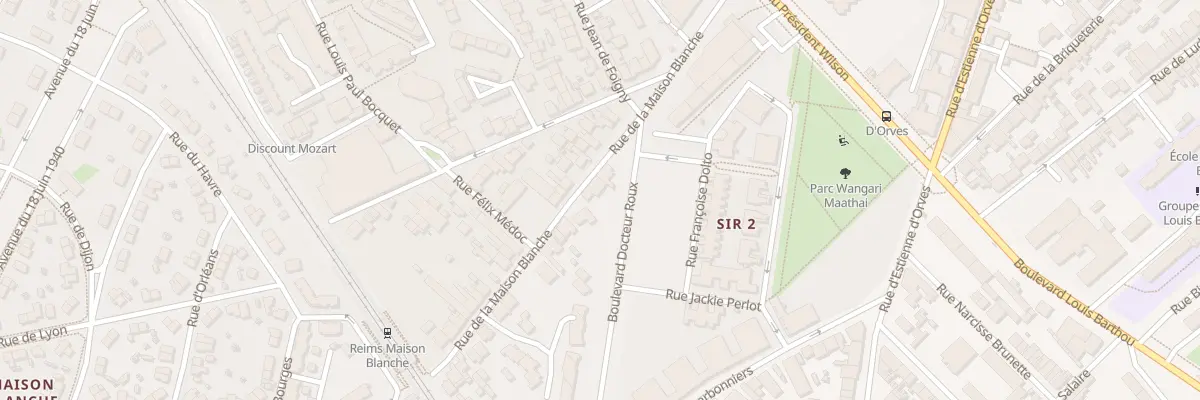 Plan du 111B Rue de la Maison Blanche à Reims
