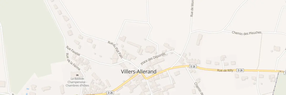 Plan du 5207 Le Village à Villers-Allerand