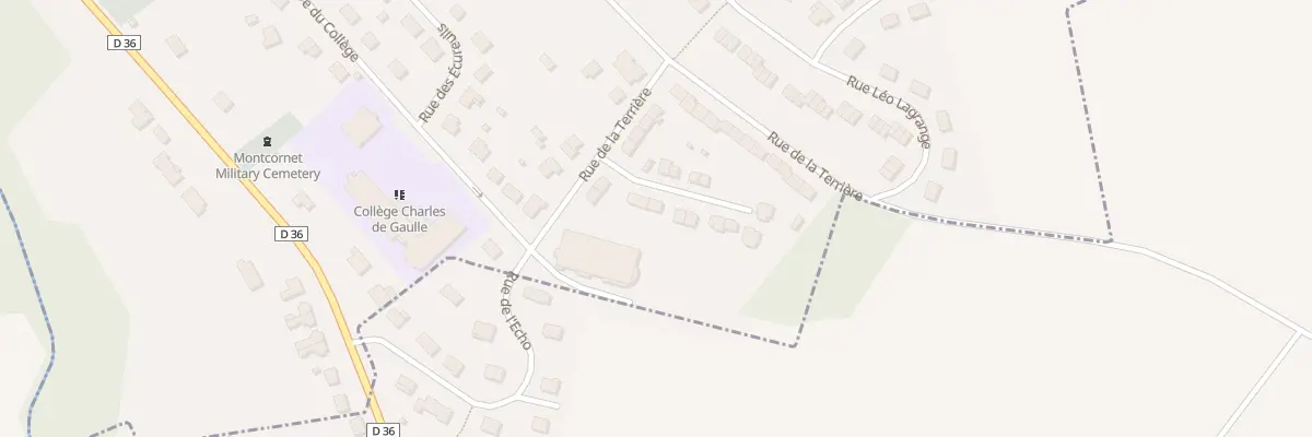 Plan du 4 Rue de la Terrière à Montcornet