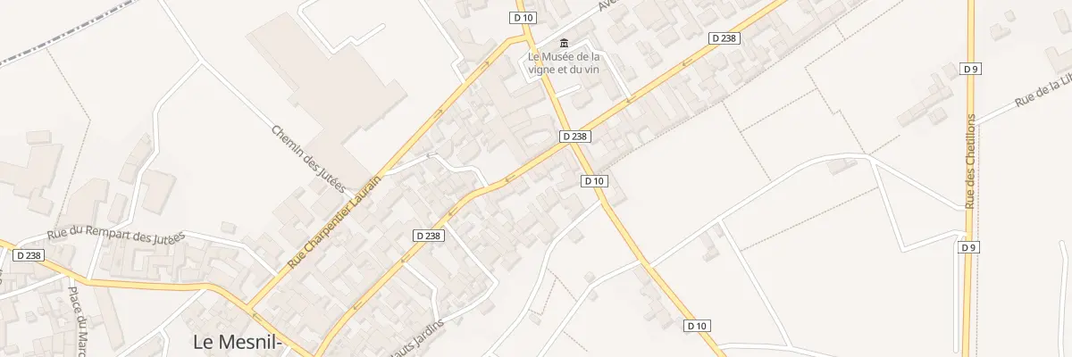 Plan du 52 Gr Grande Rue au Mesnil-sur-Oger