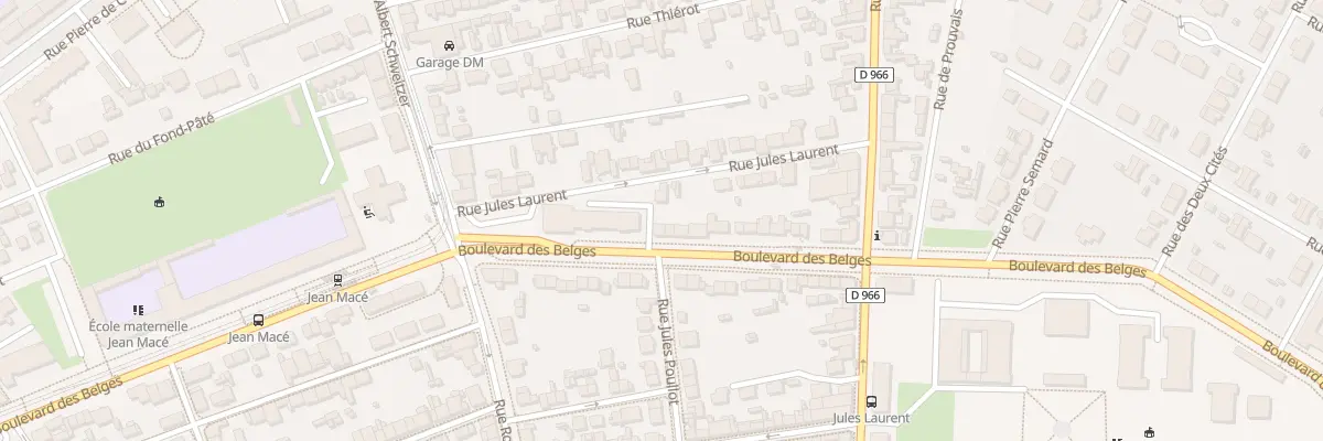 Plan du 41 Bd des Belges à Reims