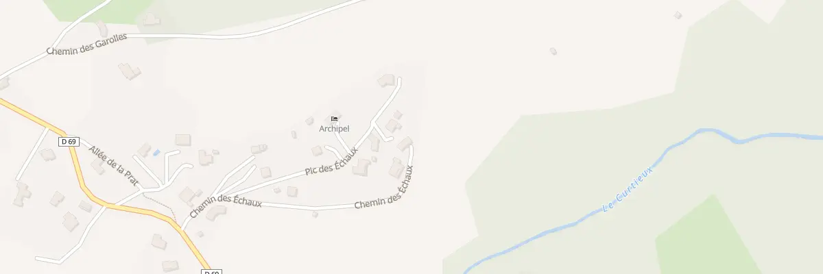 Plan du 345 Che des Échaux à Essertines-en-Châtelneuf