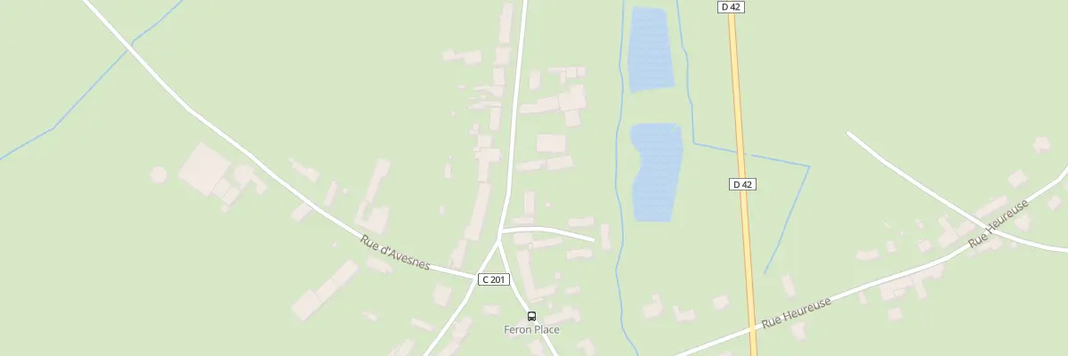 Plan du 10 Rue de Sains à Féron