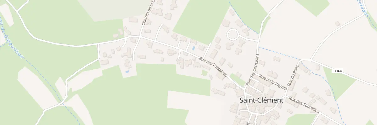 Plan du 127 Rue des Fontaines à Saint-Clément