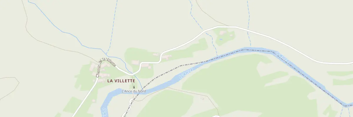 Plan du 16 Che de la Villette à Tiranges