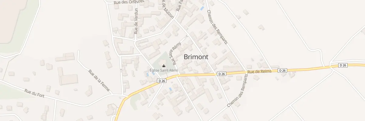 Plan du 2 Rue Saint-rémy à Brimont