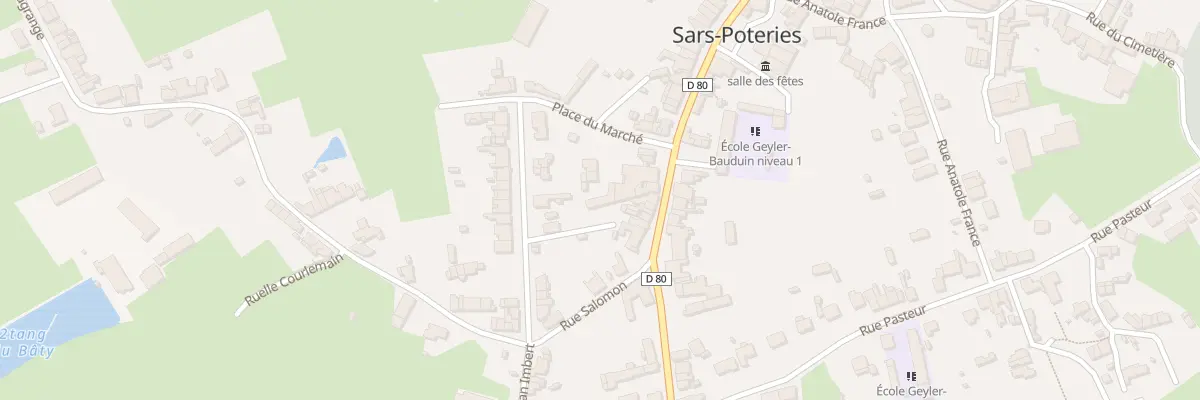 Plan du 1 Pl du Marche à Liessies