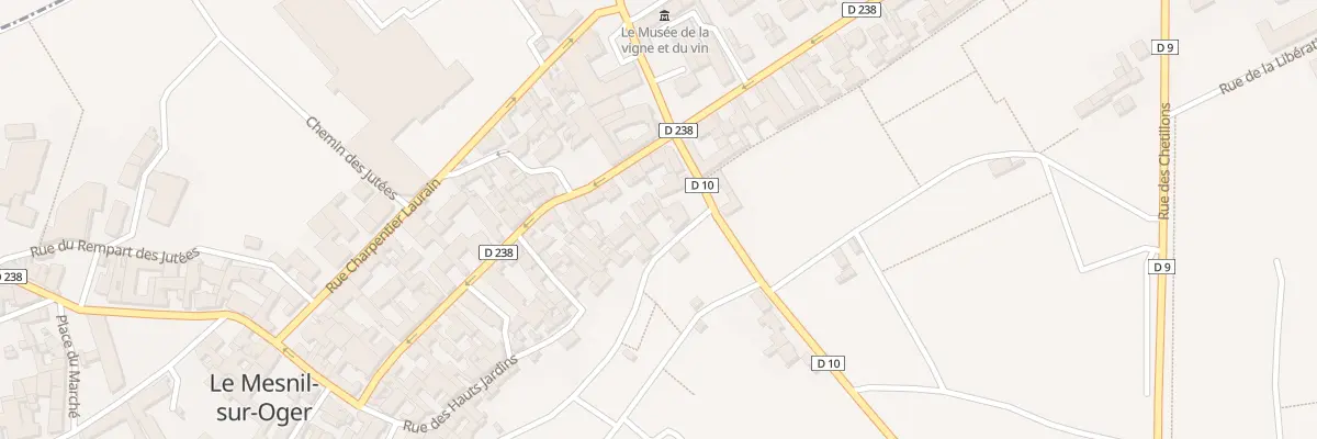 Plan du 54 Gr Grande Rue au Mesnil-sur-Oger