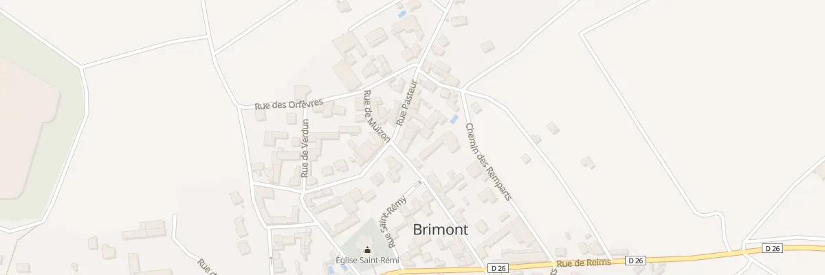 Plan du 10T Rue Pasteur à Brimont