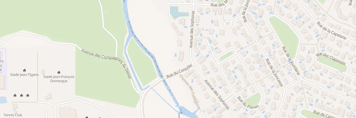 Plan du 41 Av des Sophoras à Saint-Brès