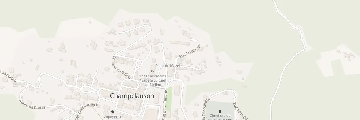 Plan du 4 Rue Nationale à La Grand-Combe