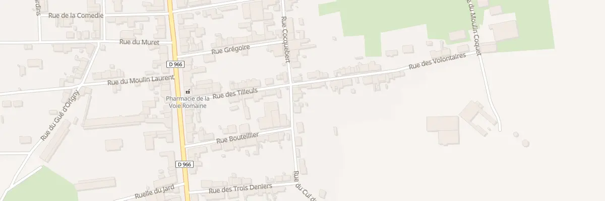 Plan du 3 Rue du Cul de Sac à Dizy-le-Gros