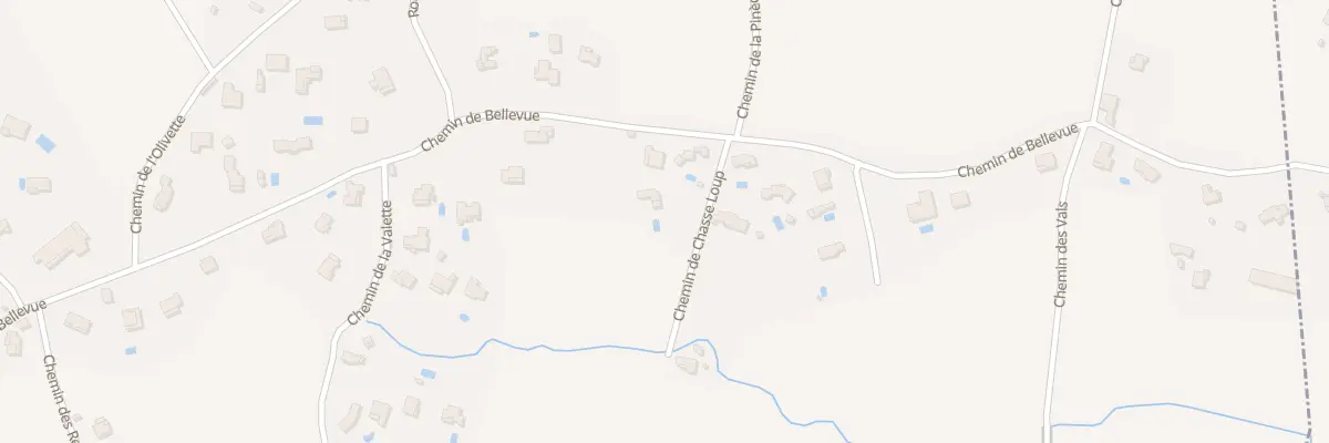 Plan du 50 Che de Chasse Loup à Massillargues-Attuech
