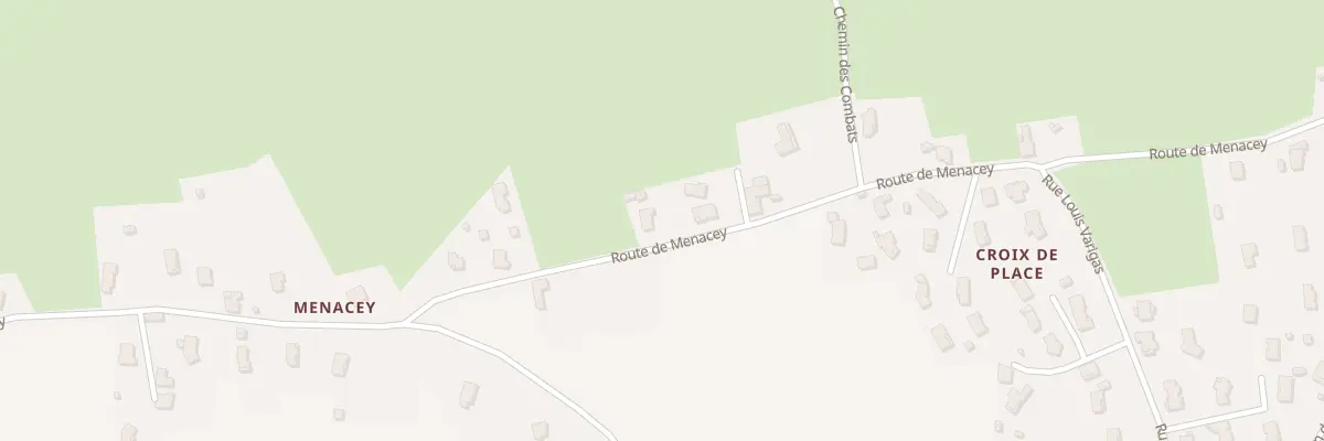 Plan du 910 Rte de Menacey à Pralong
