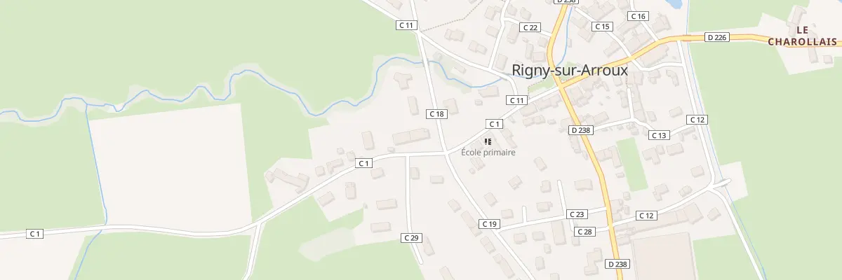 Plan du 6 Rue des Ecoles à Rigny-sur-Arroux