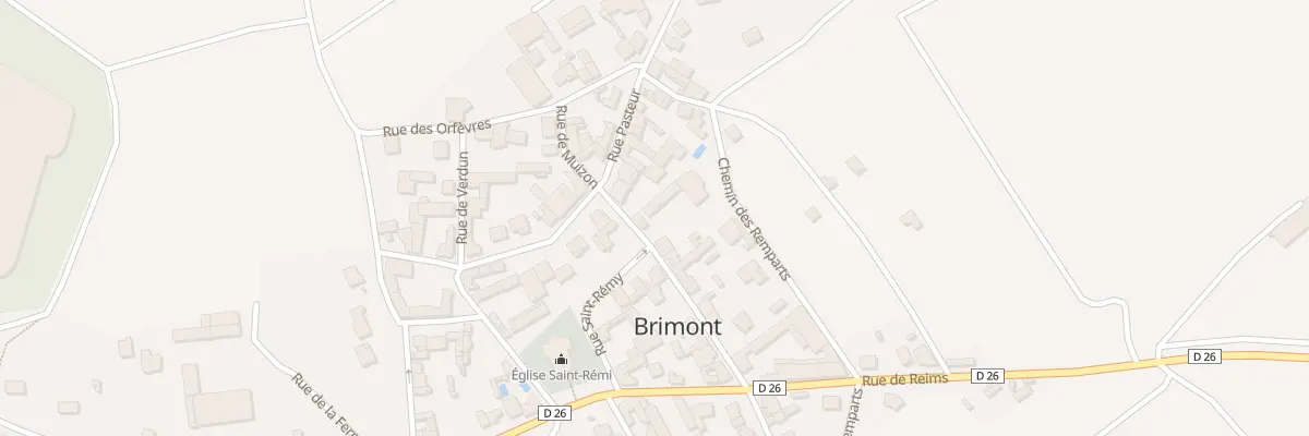 Plan du 18 Rue de la Paix à Brimont