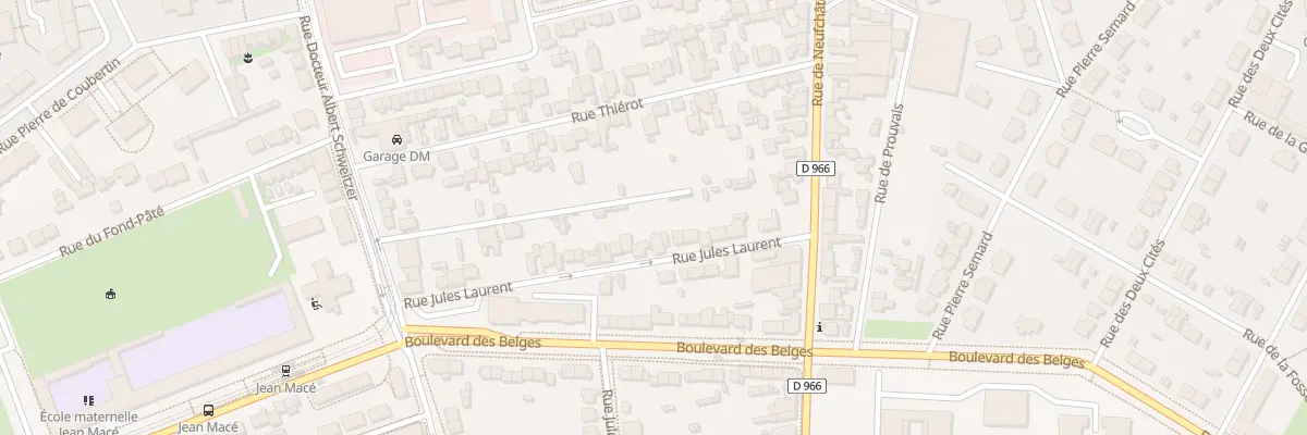 Plan du 24 Rue Jules Laurent à Reims