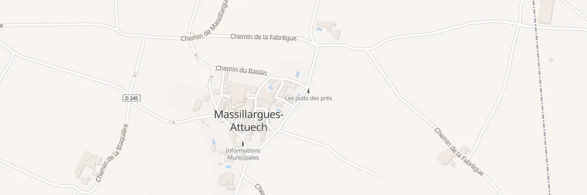 Plan du 5 Rue de l’Ancienne Mairie à Massillargues-Attuech