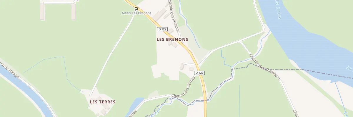 Plan du 5108 Les Brenons à Artaix