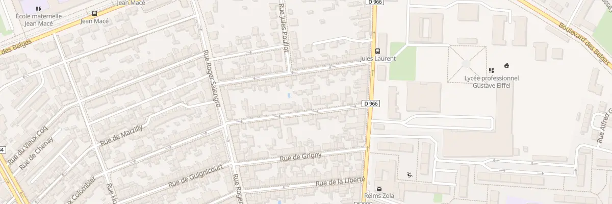 Plan du 83 Rue du Vieux Colombier à Reims