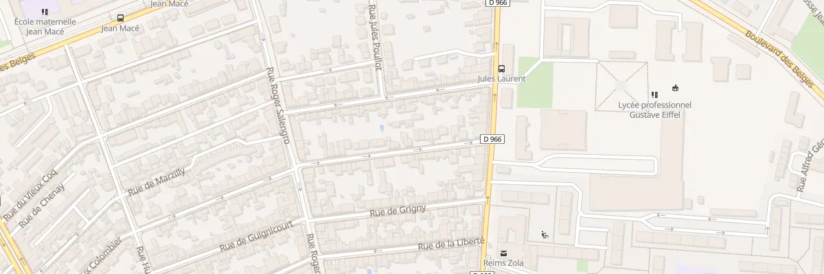 Plan du 85 Rue du Vieux Colombier à Reims