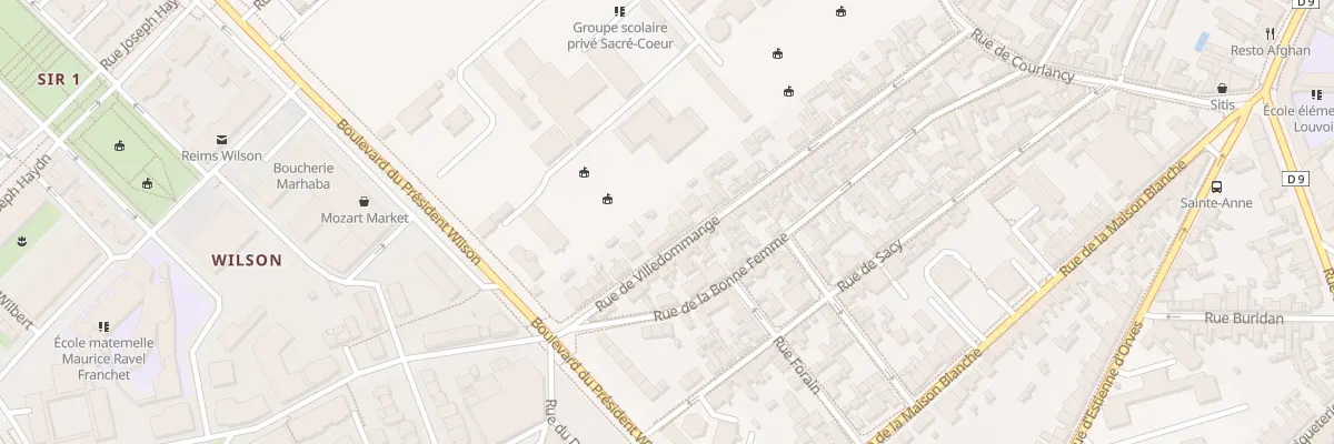 Plan du 48 Rue de Villedommange à Reims