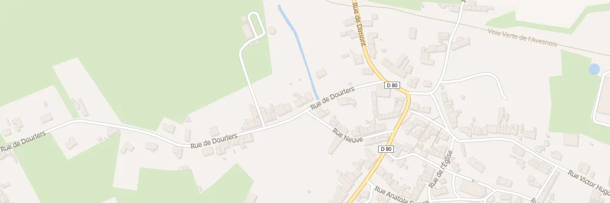Plan du 8 Rue de Dourlers à Sars-Poteries