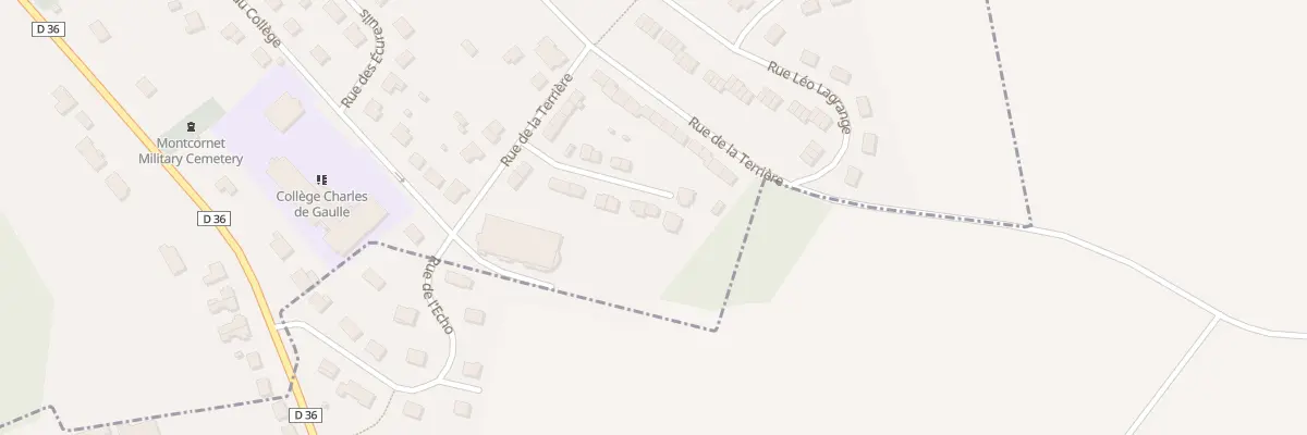 Plan du 8 Rue de la Terrière à Montcornet