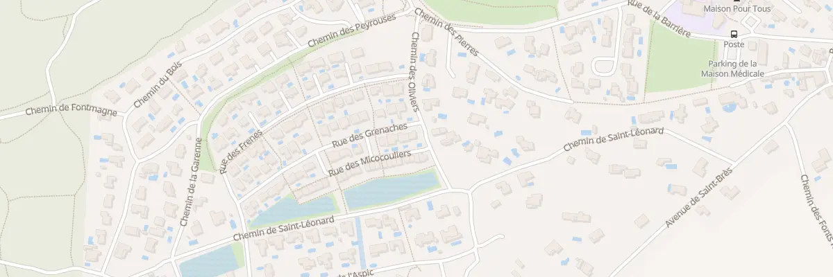 Plan du 15 Rue Grenaches à Saint-Geniès-des-Mourgues