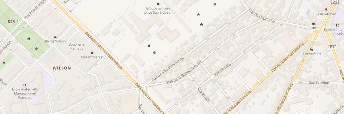 Plan du 46 Rue de Villedommange à Reims