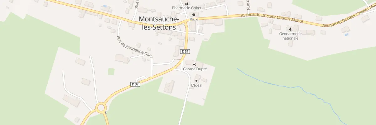 Plan du 19 Rue Henri Bachelin à Montsauche-les-Settons