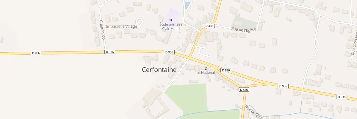 Plan du 25 N le Moulin à Cerfontaine