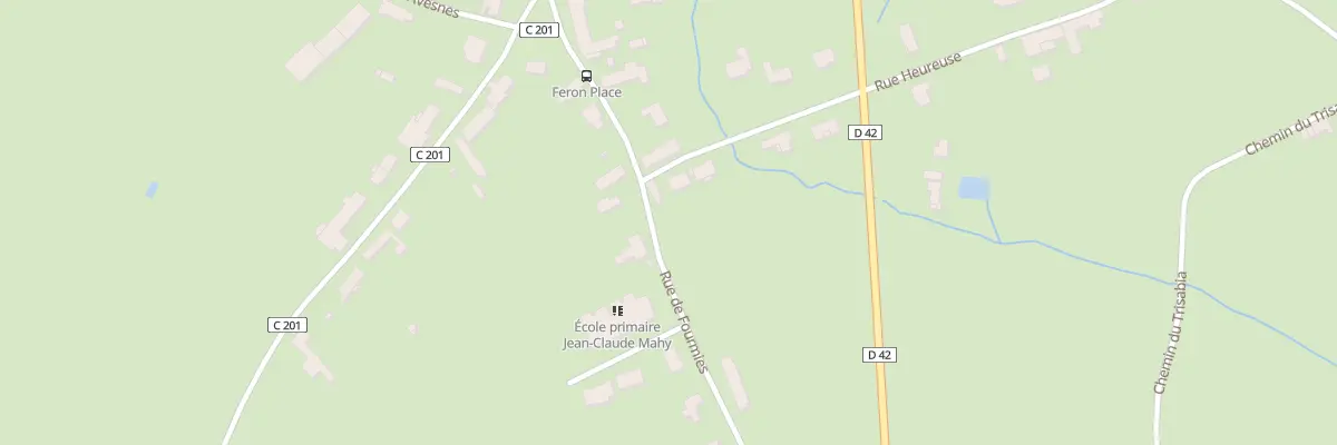 Plan du 2 Rue Heureuse à Féron