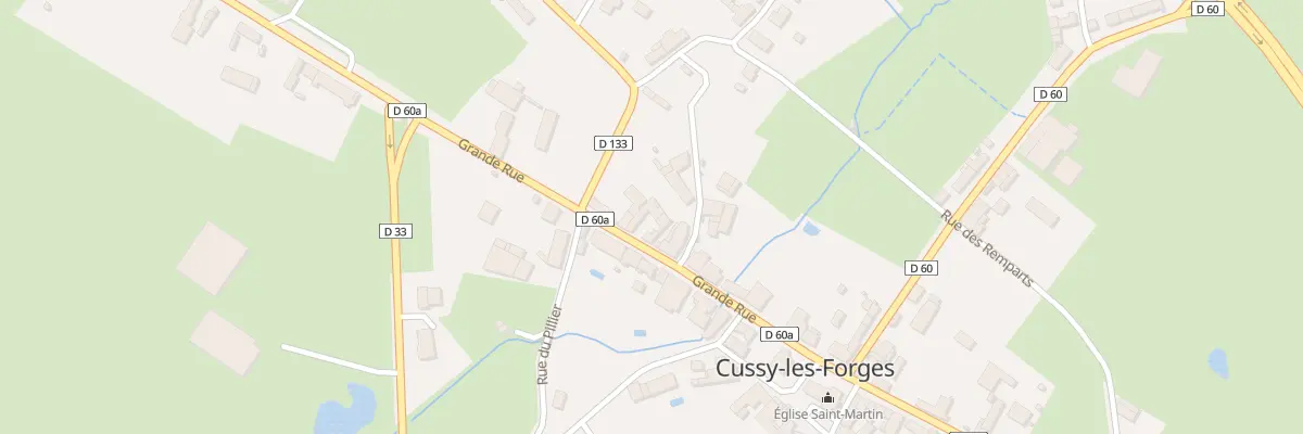 Plan du 17 Gr Grande Rue à Cussy-les-Forges