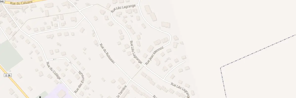 Plan du 16 Rue Jean Mermoz à Montcornet