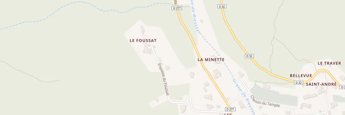 Plan du 336 Imp du Foussat à Cendras