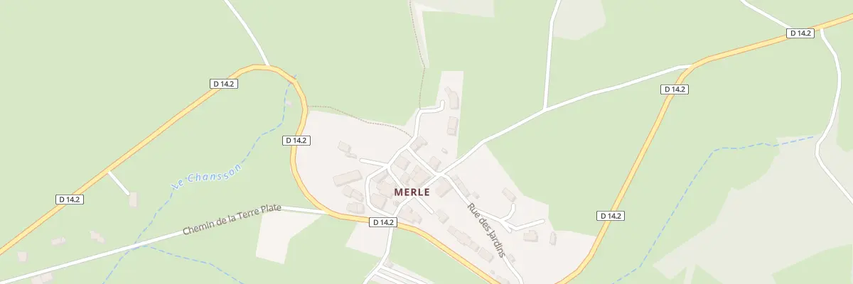 Plan du 5033 Le Bourg à Merle-Leignec
