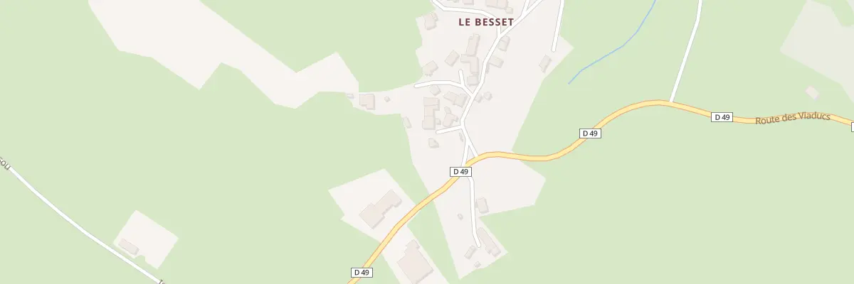 Plan du 33 Rte de la Plaine à Laussonne