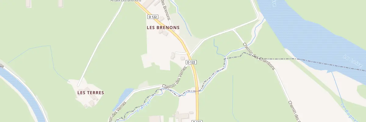 Plan du 6152 Rte de Melay. à Artaix