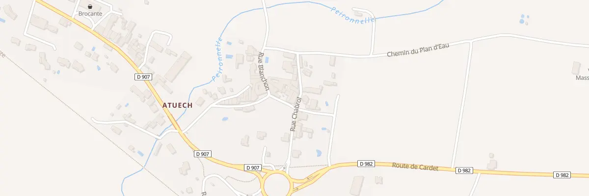 Plan du 2 Pl d’Atuech à Massillargues-Attuech