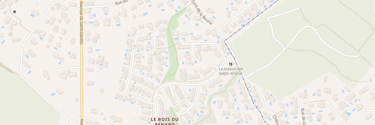 Plan du 11 Rue du Felibrige à Beaulieu