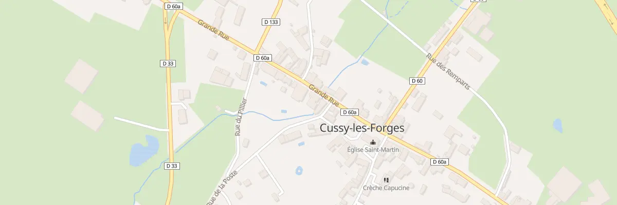 Plan du 40 Gr Grande Rue à Cussy-les-Forges