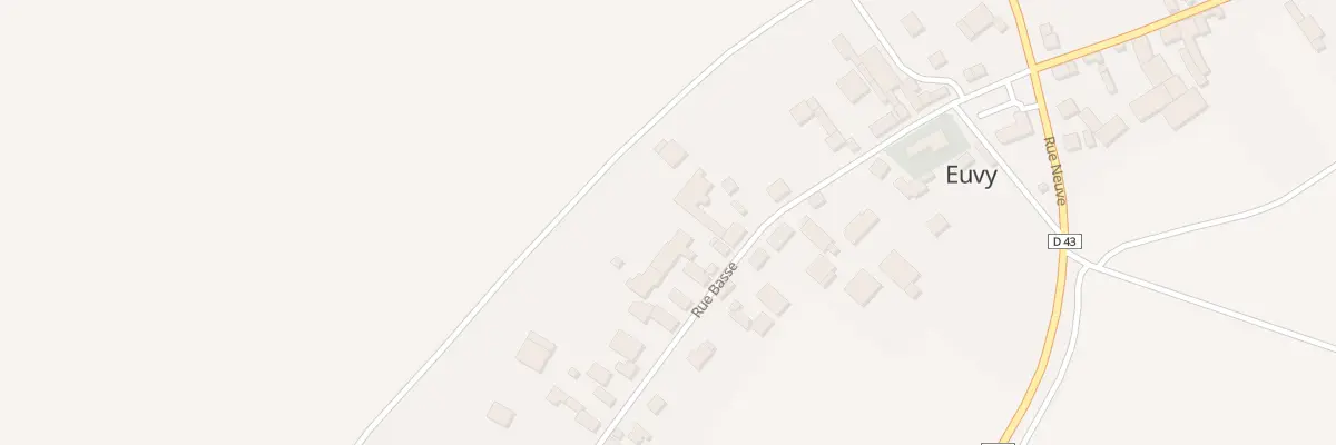 Plan du 256 Rue Basse à Euvy