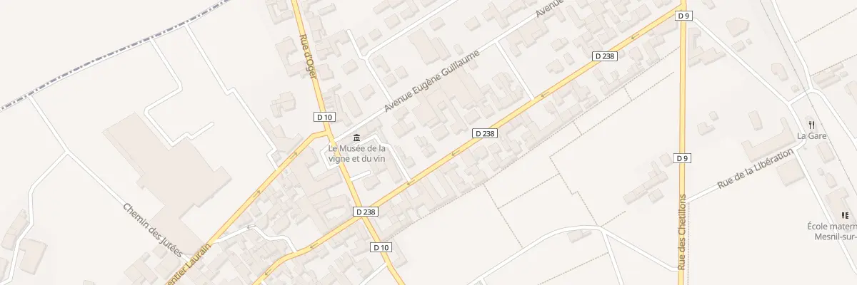 Plan du 9 Av de la République au Mesnil-sur-Oger