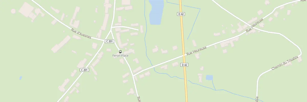 Plan du 1 Rue Heureuse à Féron