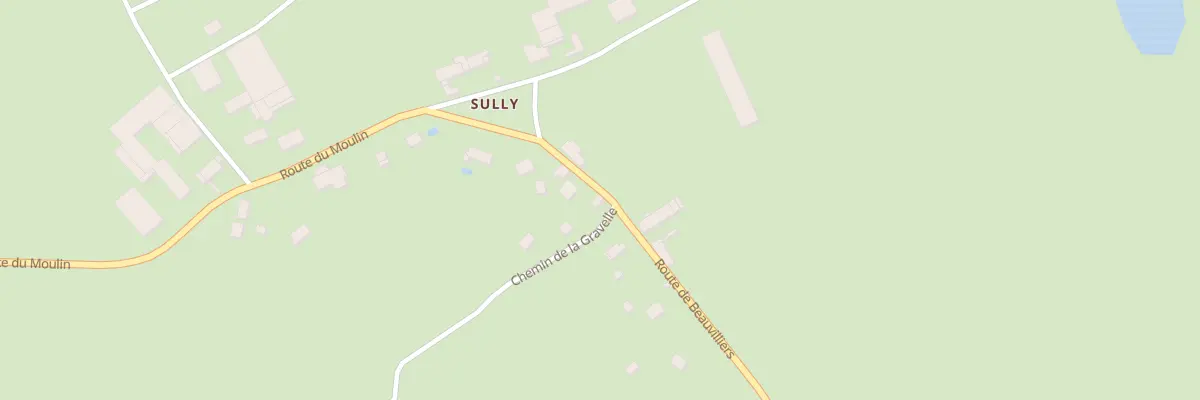 Plan du 2 Chem de la Gravelle à Beauvilliers