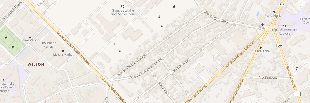 Plan du 47 Rue de Villedommange à Reims